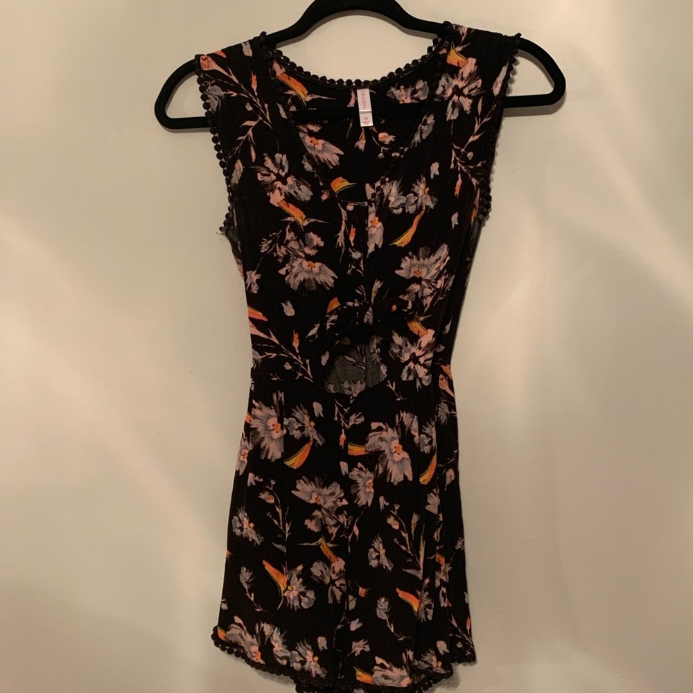 Multicolored Floral Romper